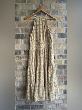 Anthropologie dRA Los Angeles Dress Size Medium Floral Embroidered Peasant